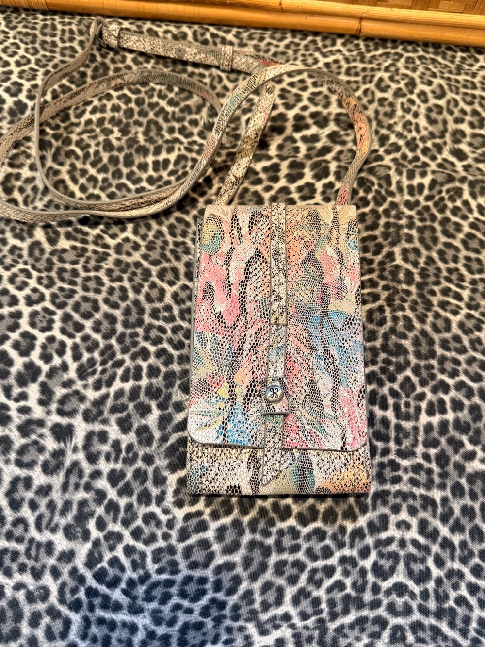 Hobo Slim Token Mini Crossbody Leather Phone Bag - Picture 6 of 11